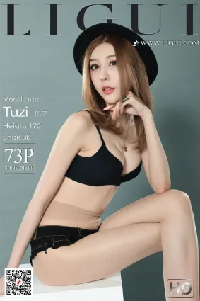 Model 兔子《肉丝超短牛仔热裤》 [丽柜Ligui] 网络丽人 写真集