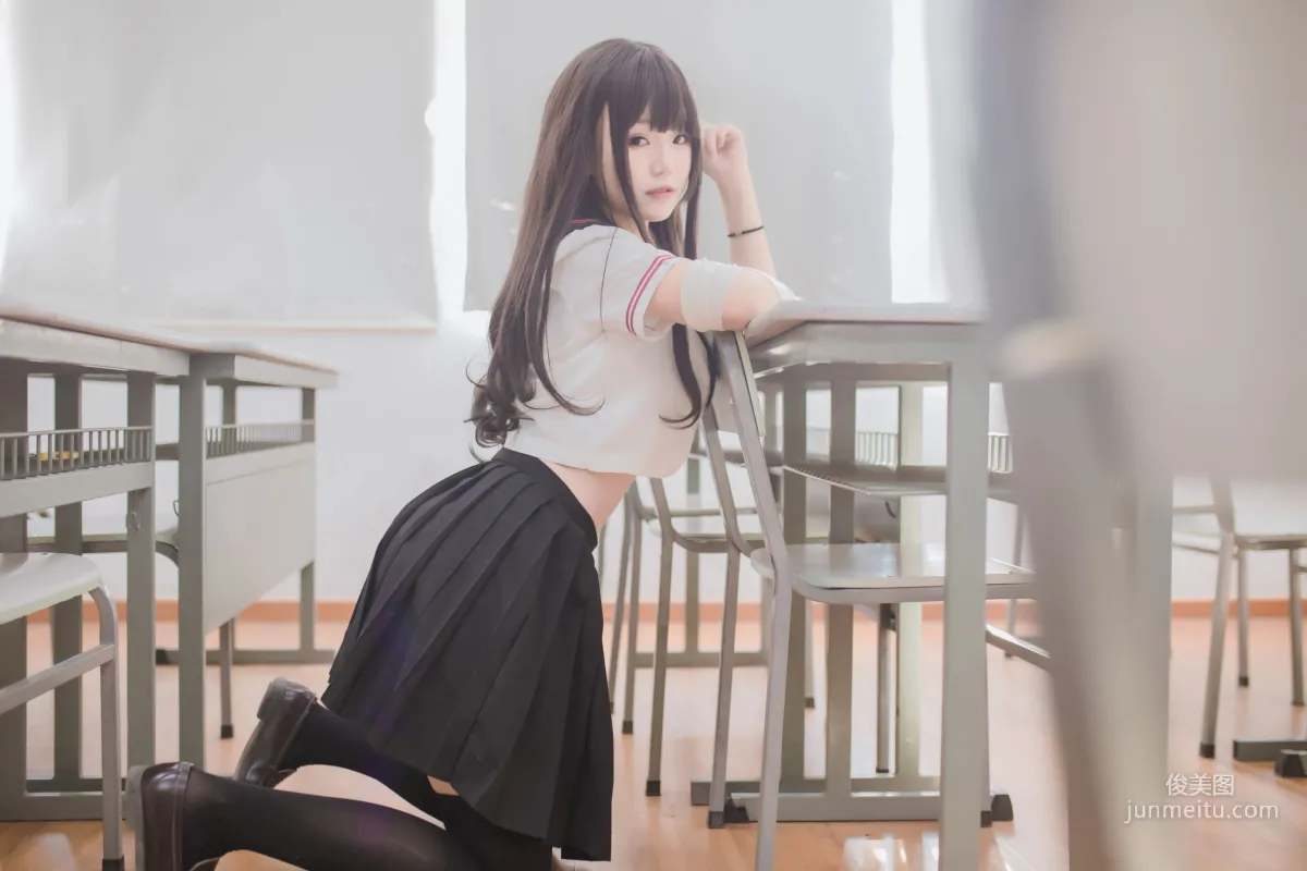 Yoko宅夏Cos《黑丝JK》 [COSPLAY美女] 写真集