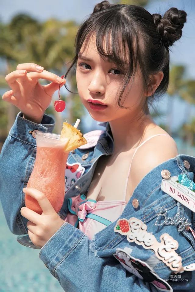 高挑身材的女子偶像!长腿美少女《三品瑠香》可爱脸蛋无懈可击!