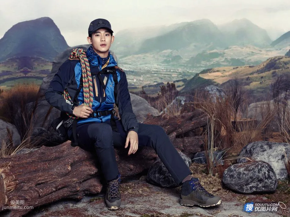 金秀贤户外登山唯美外拍写真图片