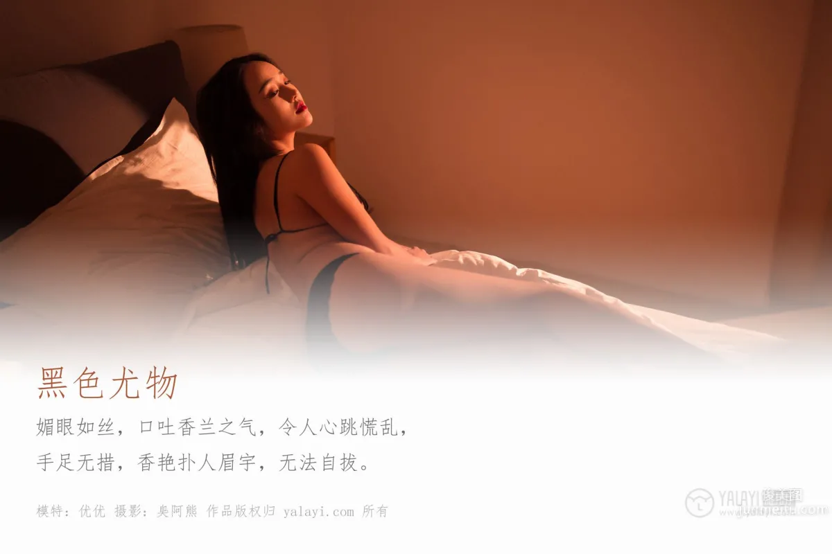 [YALAYI雅拉伊] 2020.01.16 Vol.522 黑色尤物 优优