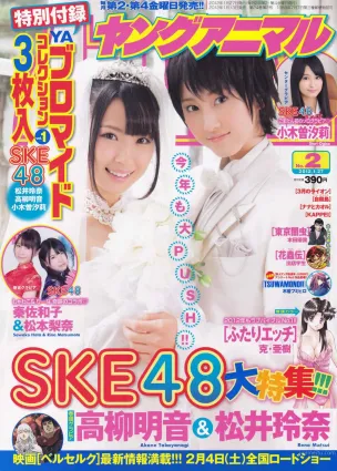 [Young Animal] 2012 No.01 02 AKB48 SKE48 筱崎爱 和田絵莉 Rio [27P]