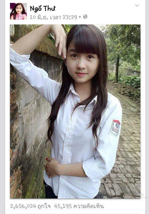 Ngo Thu(Ngố Thư)- 百万赞的越南妹
