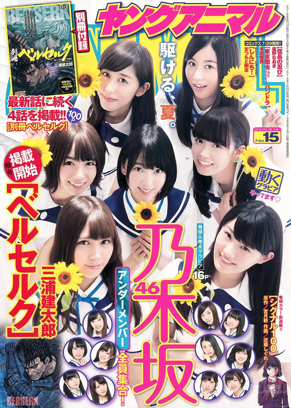 [Young Animal] 2015 No.14-15 天木じゅん 寺田御子 乃木坂46