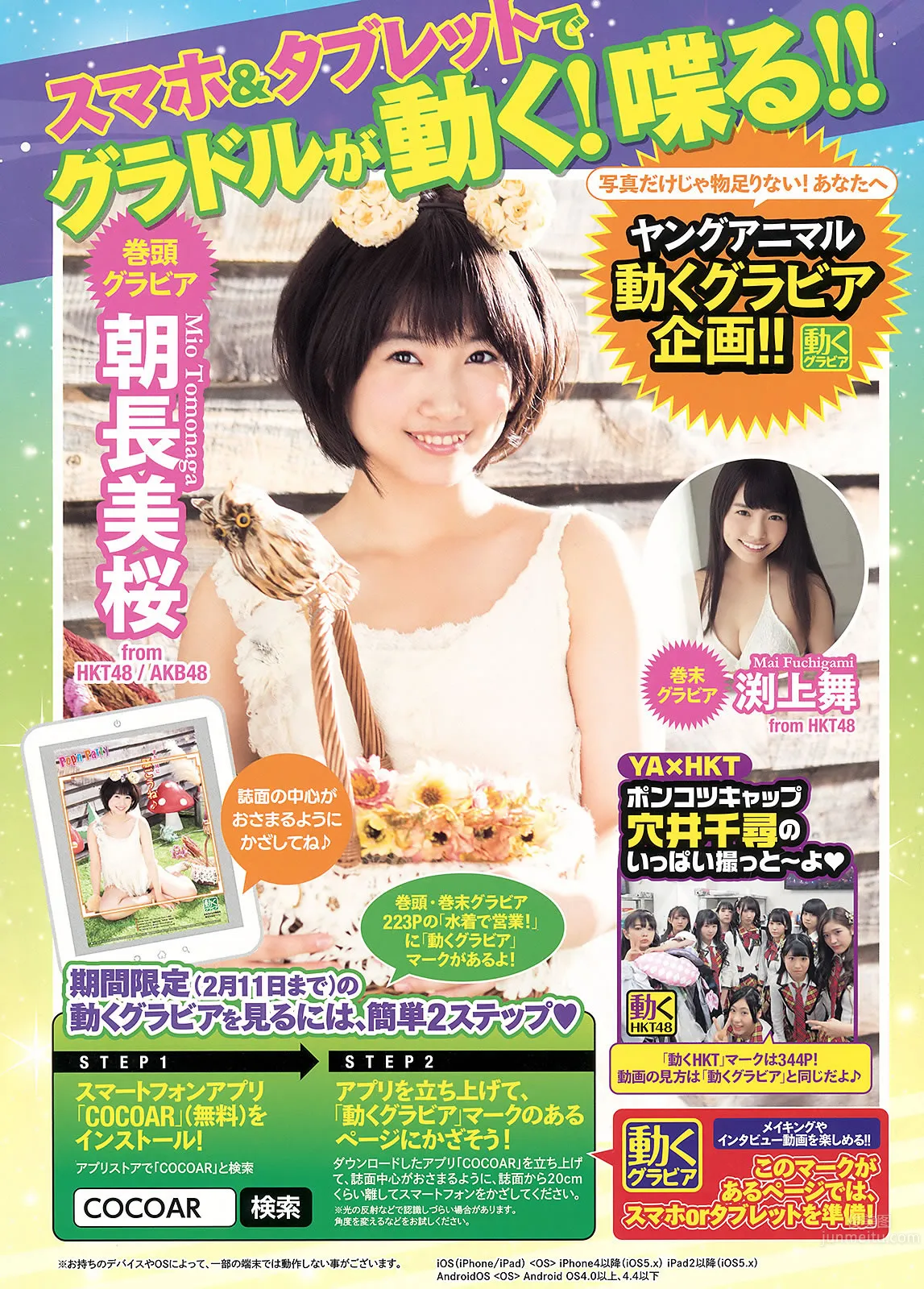 [Young Animal] 2016 No.02 03 宮脇咲良 本村碧唯 朝長美桜 渕上舞