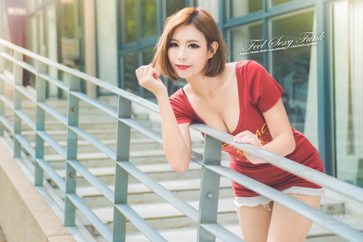 Sylvia小希- 短发美人户外写真