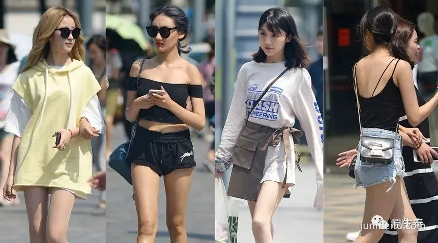 街拍夏日清凉性感美女，太晃眼了吧？