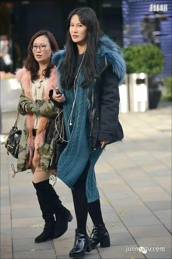 街拍美女身材好颜值高,走哪都惹眼!(组图)