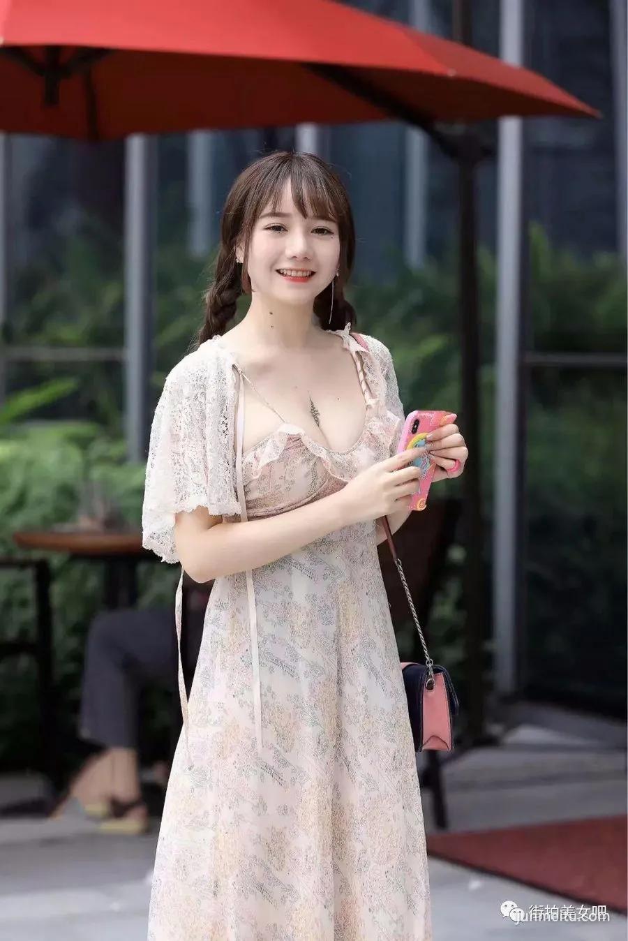 街拍貌美有围，不得了！