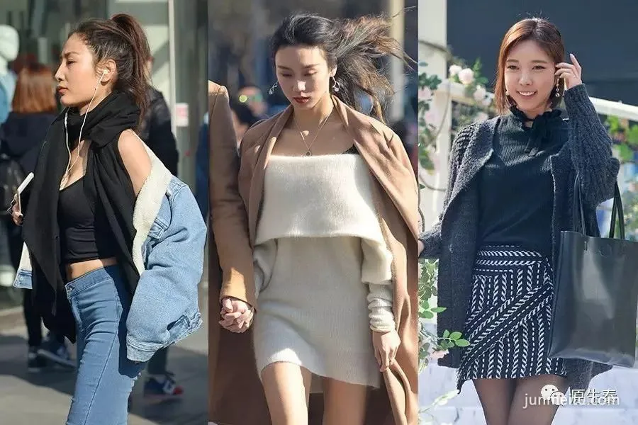 街拍春季美女二八月乱穿衣，颠覆你想象！（组图）