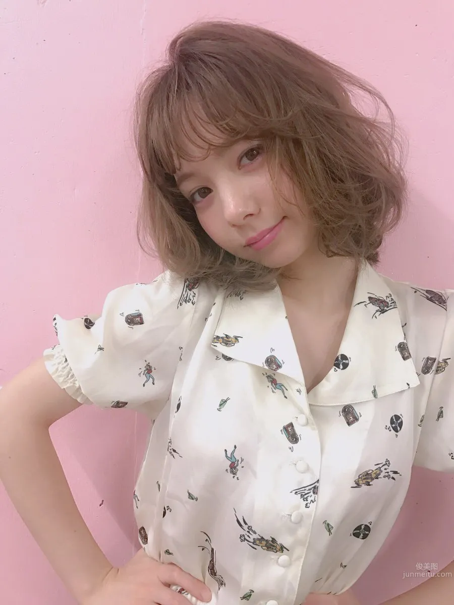 柴田彩菜- 日意混血萝莉俏皮私房照