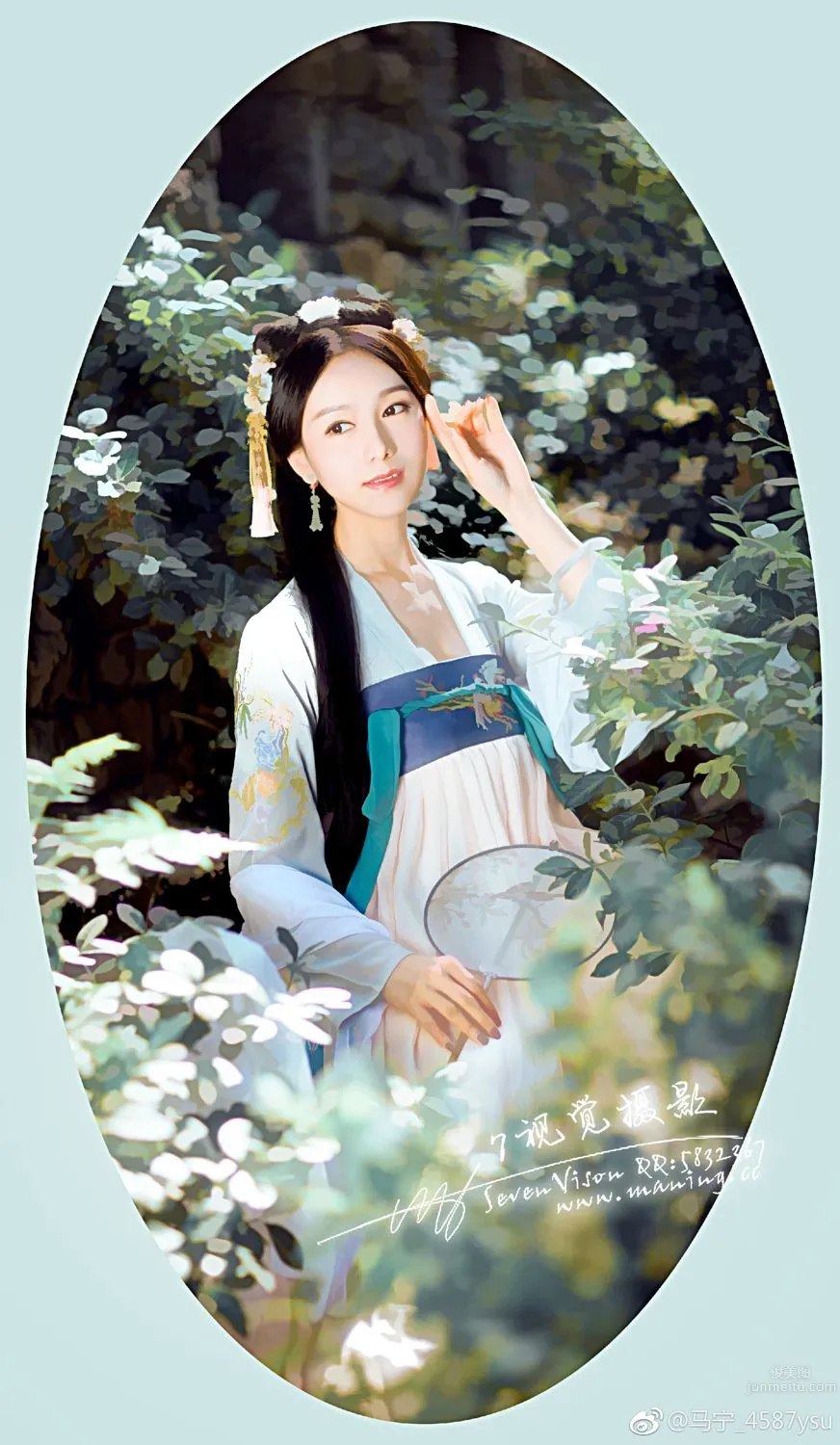古典美人Audrey如 风姿卓越十里桃花