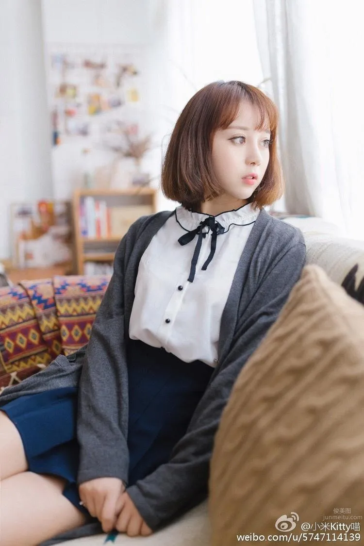 清纯少女小米Kitty喵 微博私房定制写真