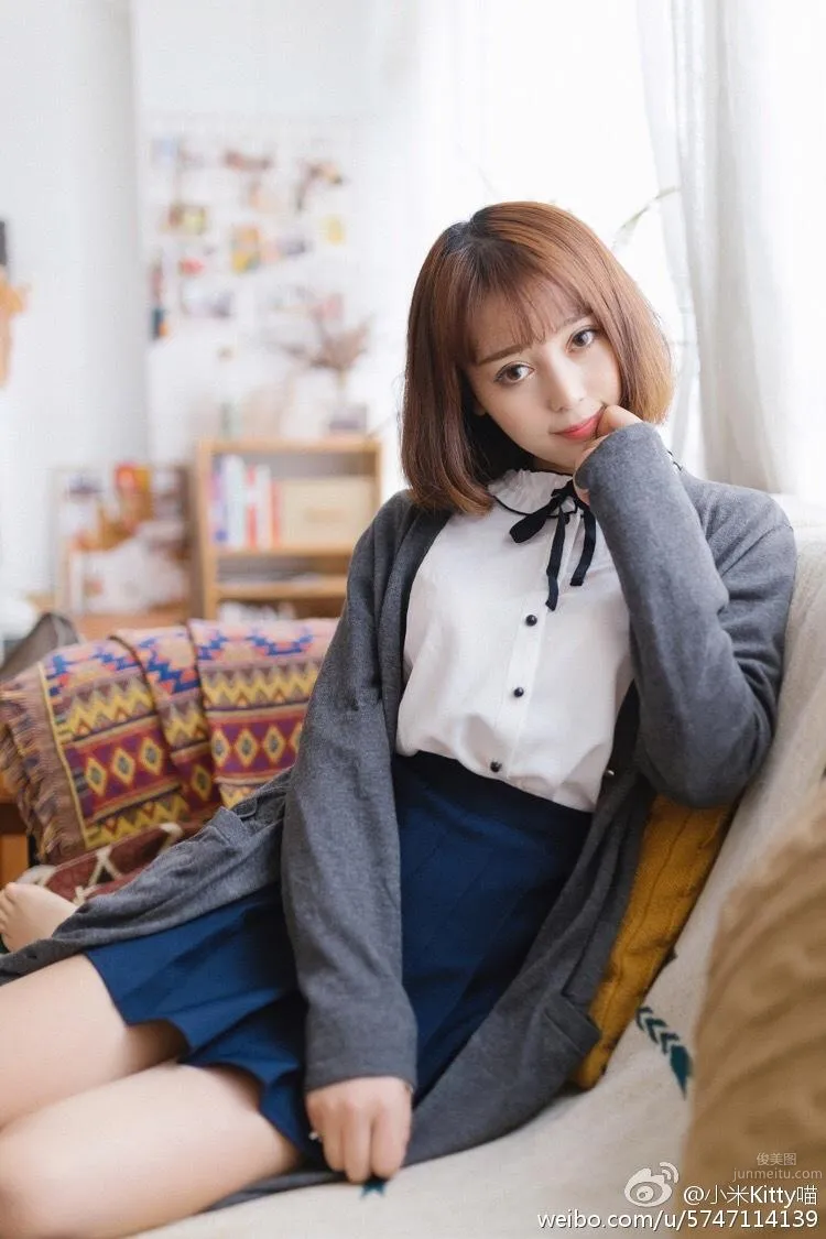 清纯少女小米Kitty喵 微博私房定制写真