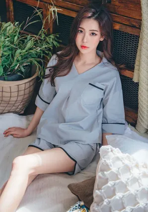 韩国模特朴多贤 Lologirl睡衣系列三