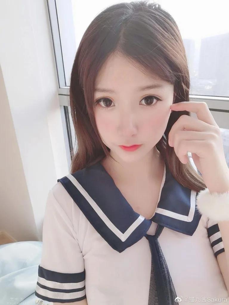 【猫九酱Sakura】日系JK少女卡哇伊呐！