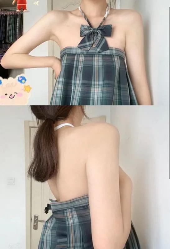 最新潮流？《女高中生ＪＫ制服新穿法》裙子秒变上衣惹争议！