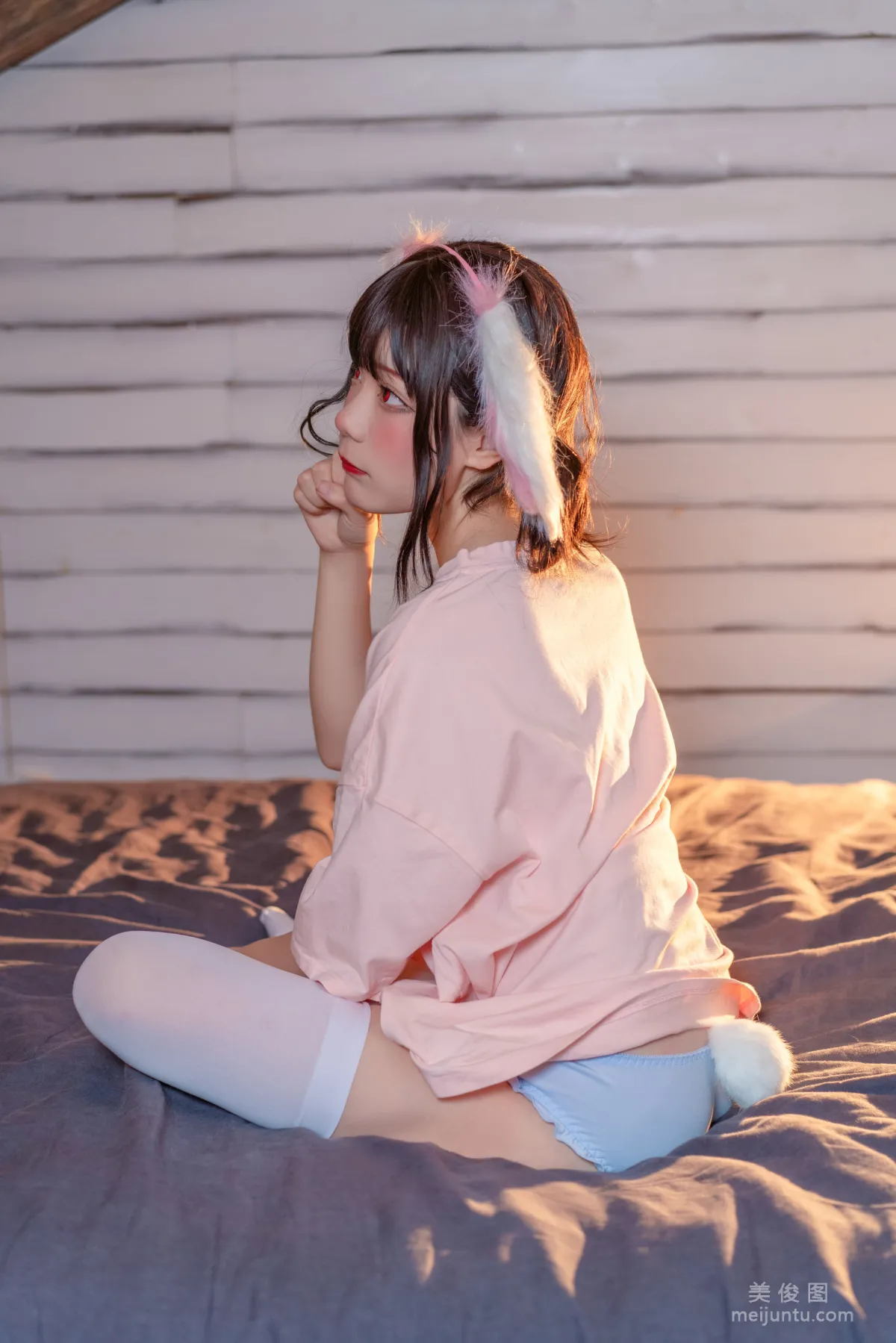 [美女Coser] 王胖胖u 《粉兔儿》 写真集