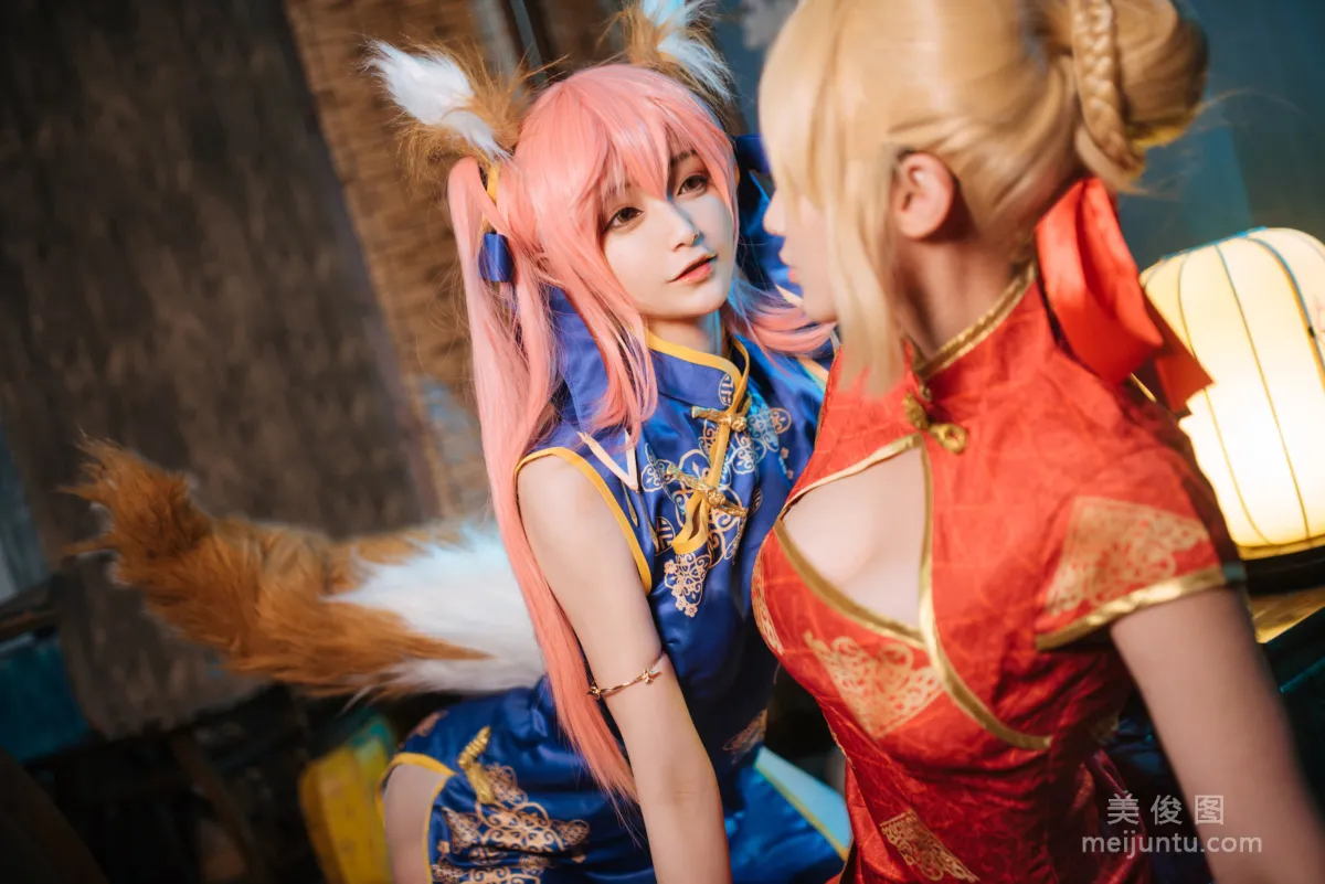 铁板烧鬼舞w 《玉藻前旗袍》 写真集