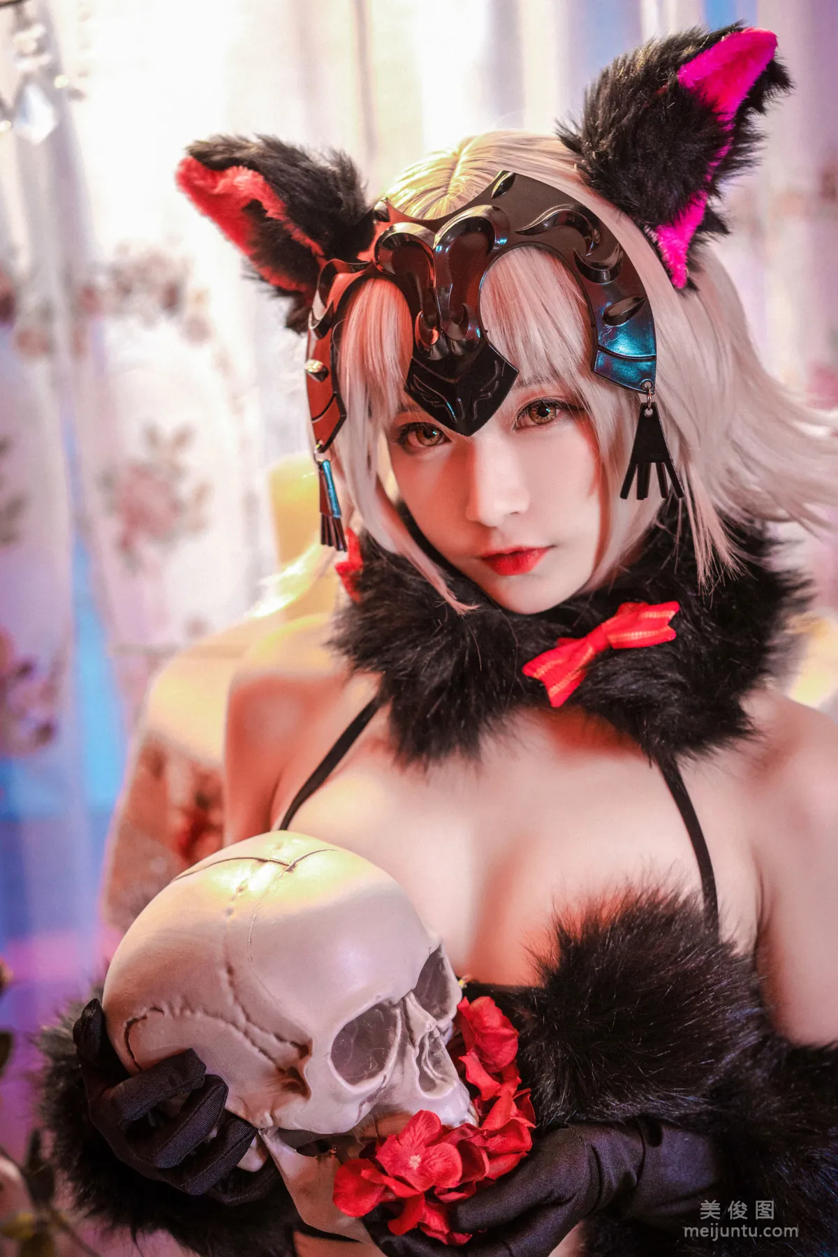[美女Coser] 铁板烧鬼舞w 《花魁2》 写真集