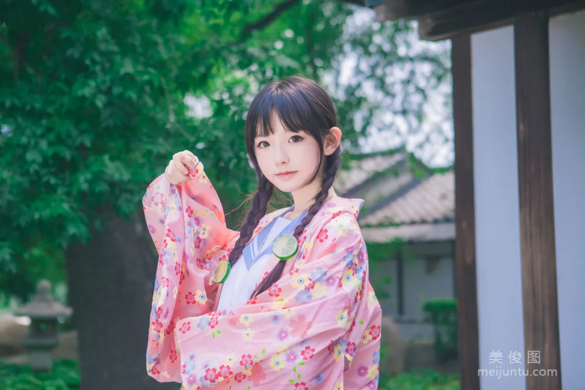 [美女Coser] 桜群 《和服》 写真集