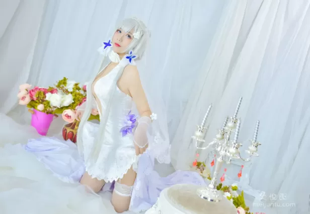 [网红Coser] 九曲Jean 《婚纱》 写真集