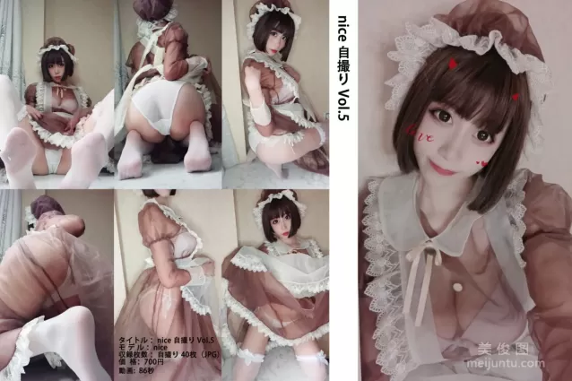 奈汐酱nice 《女仆自撮り》 写真集