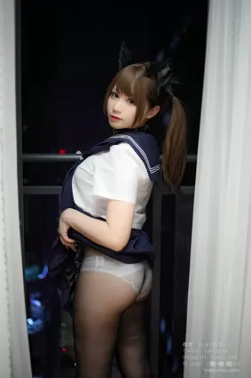 Nyako喵子 《黑丝水手服猫娘》 写真集