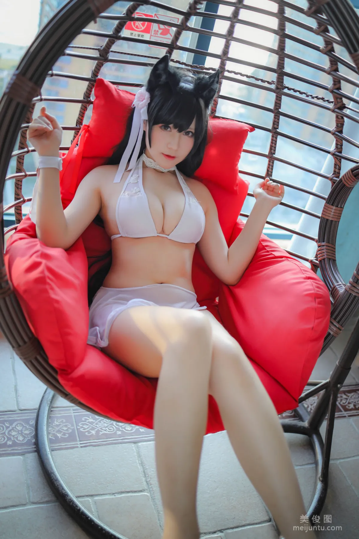 [美女Coser] Nyako喵子 《爱宕泳装》 写真集