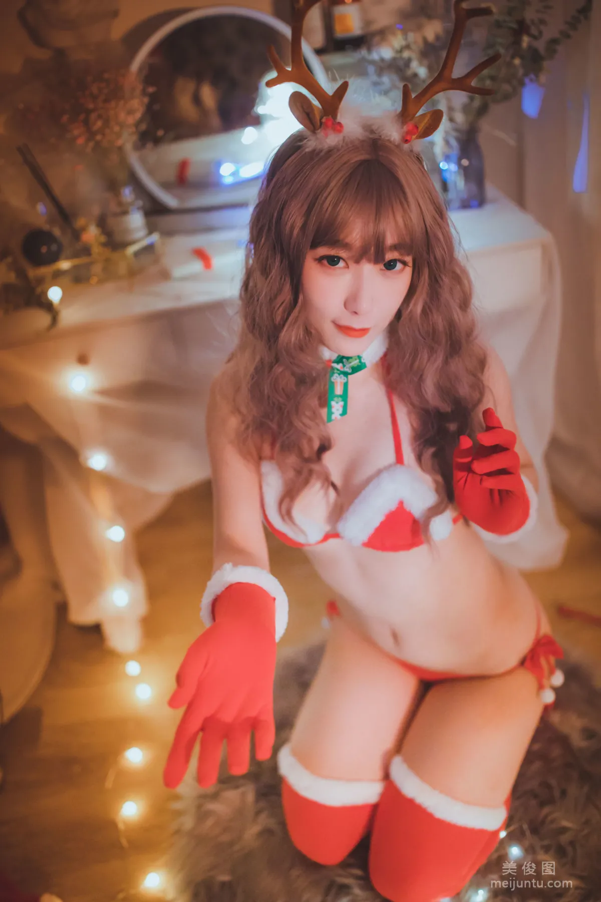 甜糖大魔王g&amp;妖时雨harukaze 《圣诞恋歌双人麋鹿》 写真集