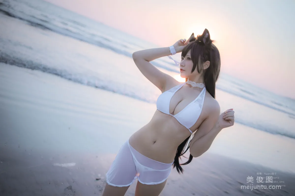 [美女Coser] Nyako喵子 《爱宕泳装》 写真集