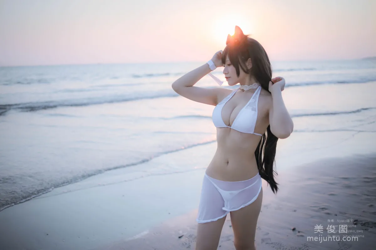 [美女Coser] Nyako喵子 《爱宕泳装》 写真集