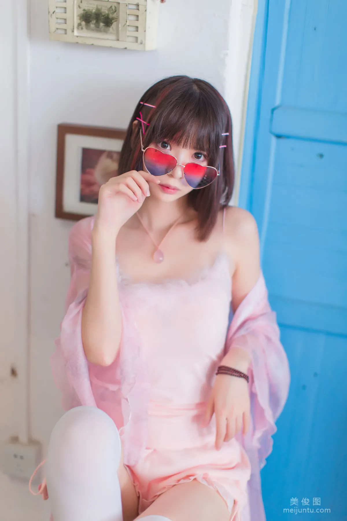 [美女Coser] 疯猫ss 《粉红日常》 写真集