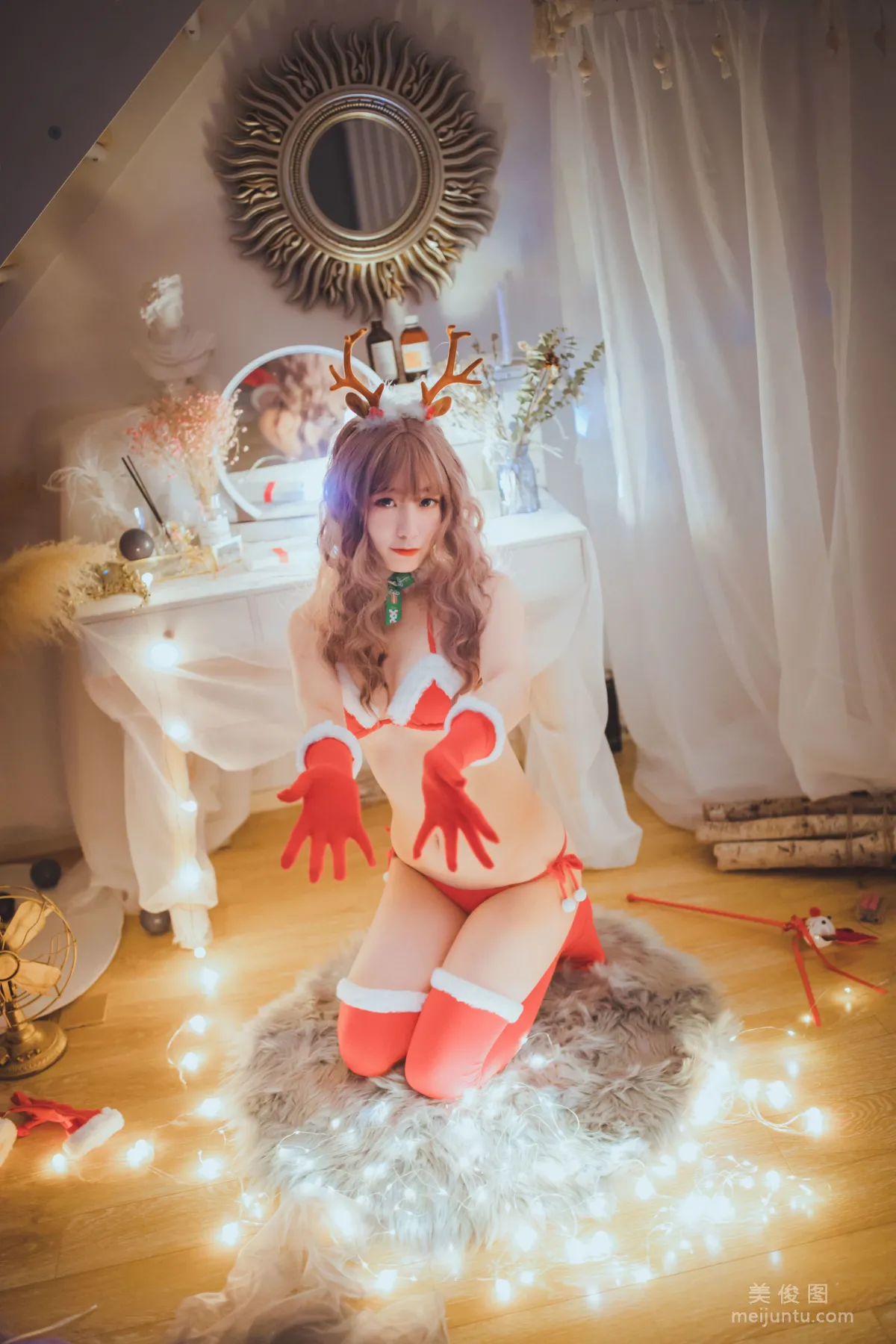 甜糖大魔王g&amp;妖时雨harukaze 《圣诞恋歌双人麋鹿》 写真集