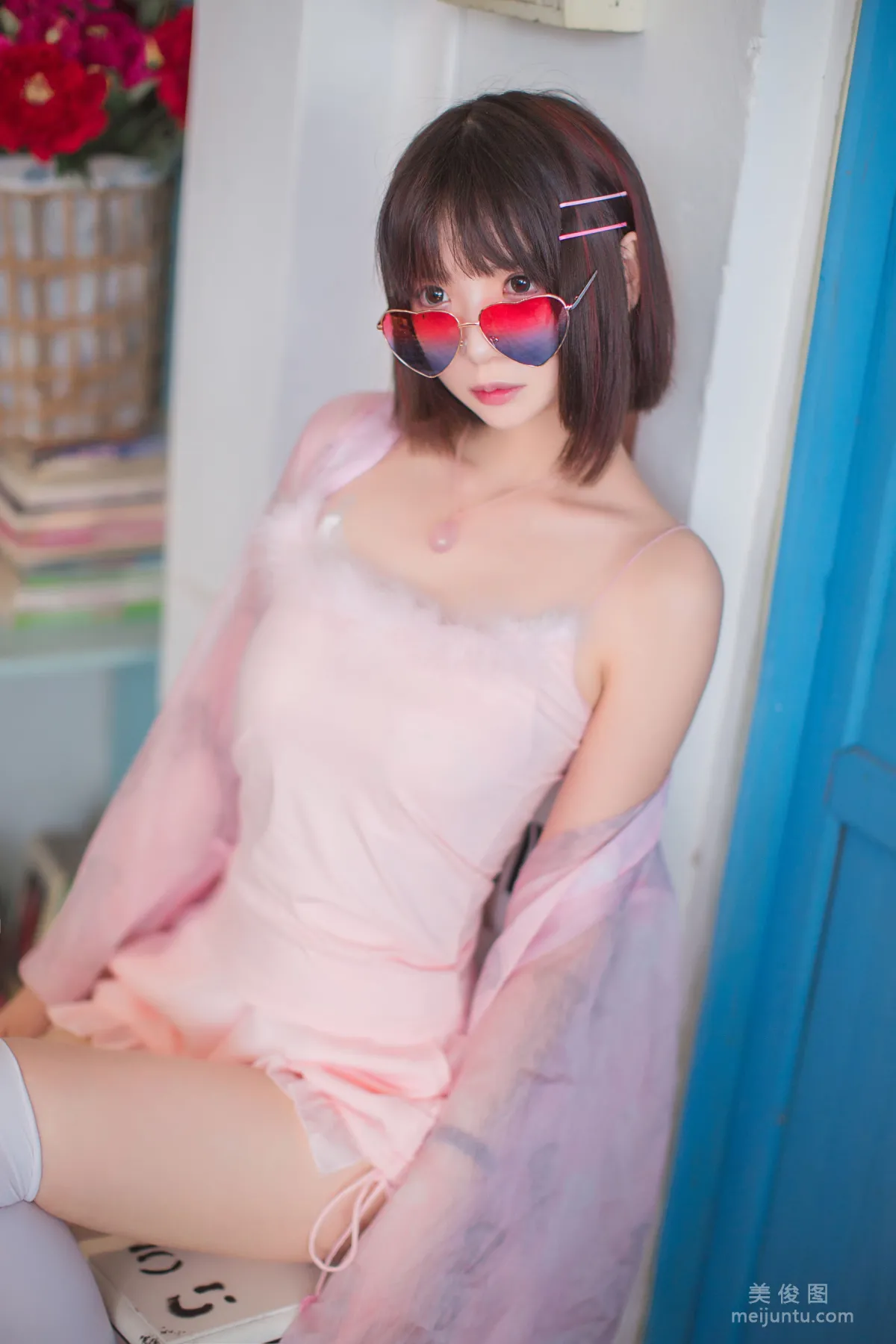 [美女Coser] 疯猫ss 《粉红日常》 写真集