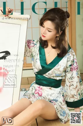 [丽柜Ligui] Model 文芮 《和服丝足》 写真集