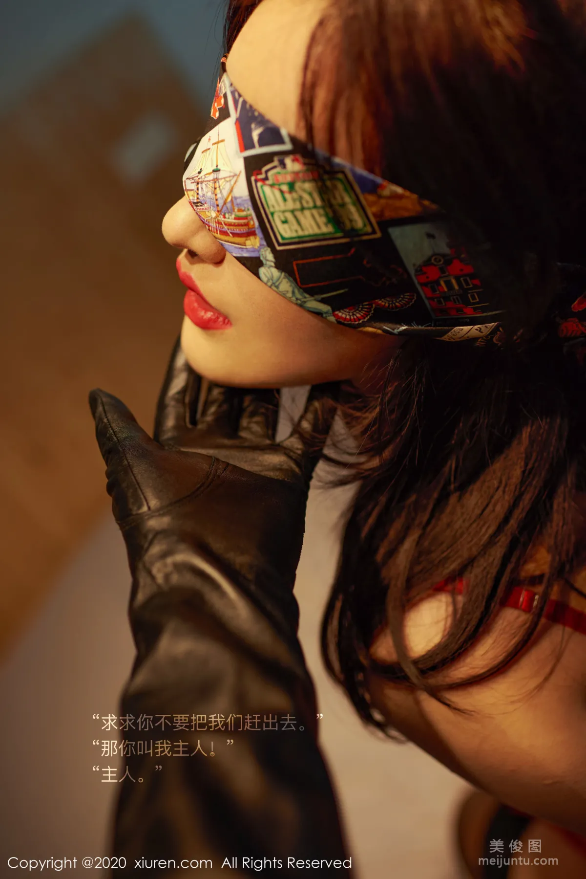 [秀人XiuRen] No.2157 沈梦瑶 《捆绑镣铐蕾丝人体》 写真集