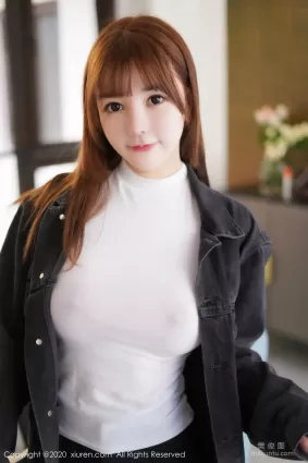 [秀人XiuRen] No.2147 UU酱 《黑色外套系列》 写真集