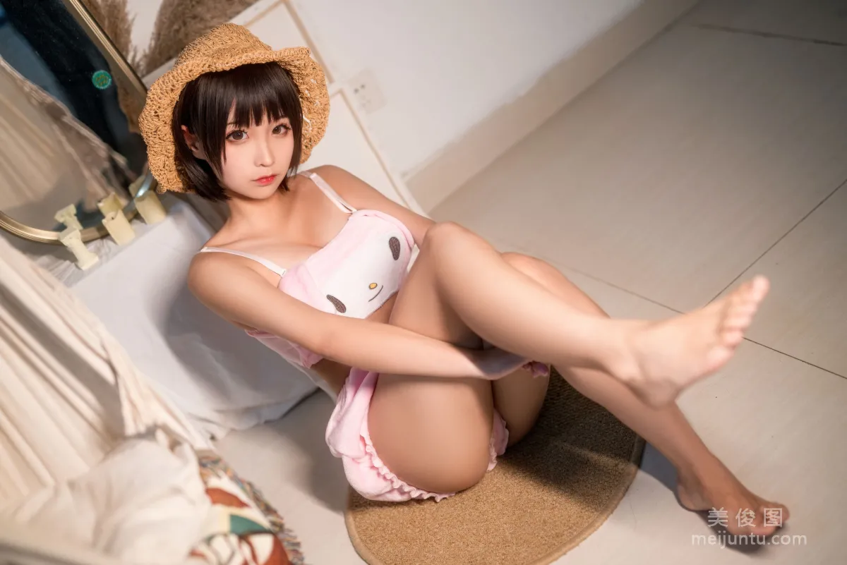 [COS福利] 动漫博主蠢沫沫 《佩蒂睡衣》 写真集
