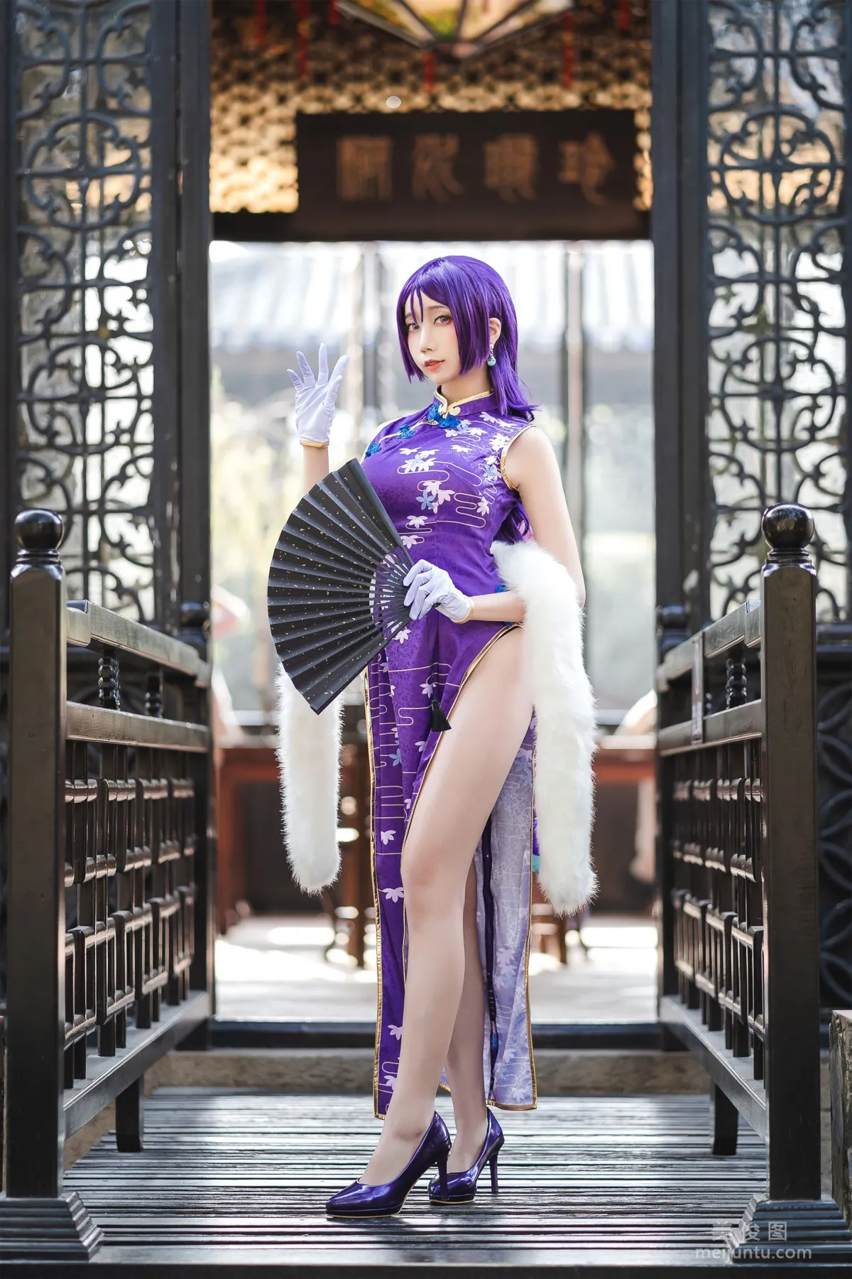 [COS福利] 萌娘迷失人形QUQ 《源赖光》 写真集