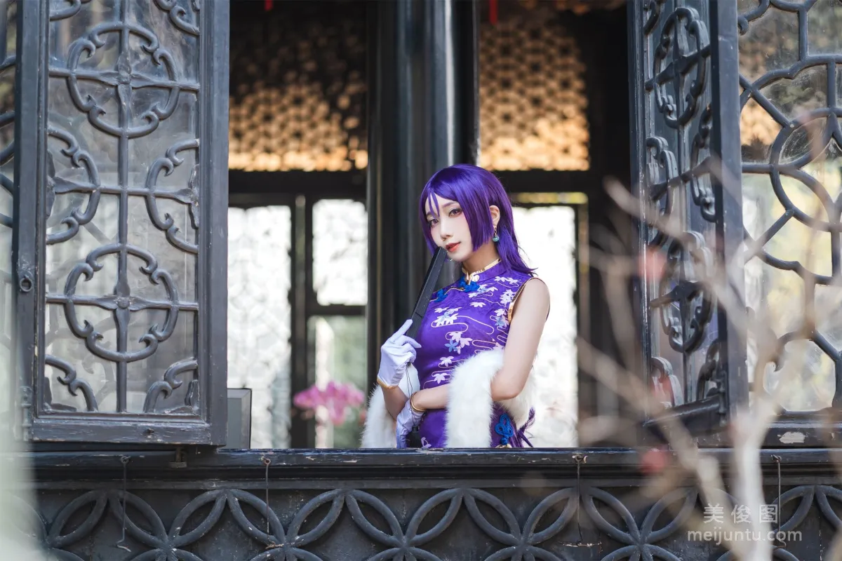 [COS福利] 萌娘迷失人形QUQ 《源赖光》 写真集