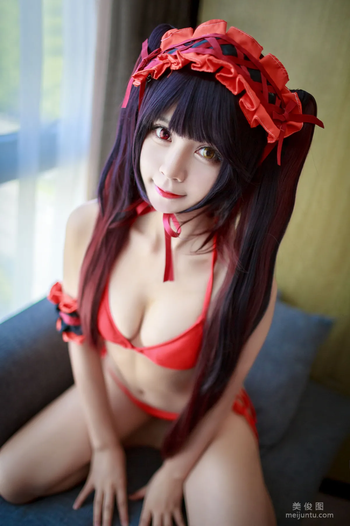 [COS福利] 塔塔_Lo1iTa 《狂三泳装》 写真集