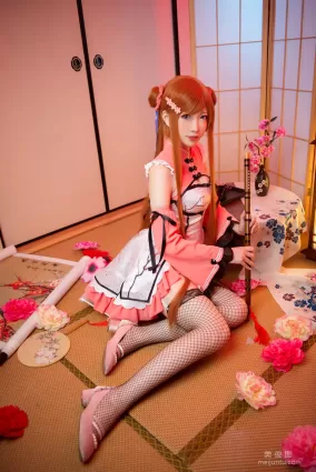 [COS福利] 大胸萌妹妖少you1 《春梅》 写真集