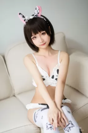动漫博主蠢沫沫 《奶牛比基尼》 写真集