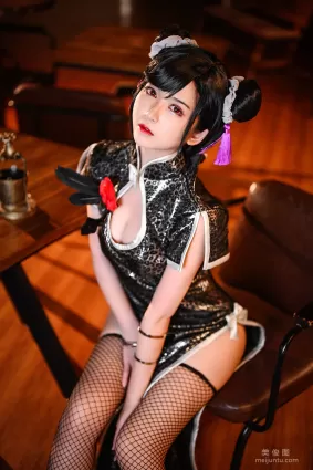 [COS福利] 超人气Coser鳗鱼霏儿 《蒂法旗袍》 写真集