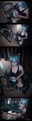 [COS福利] 爱老师_PhD 《明日方舟》 写真集