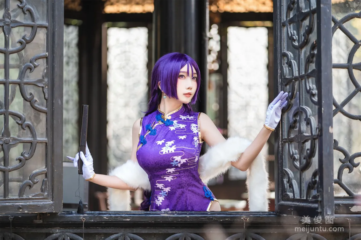[COS福利] 萌娘迷失人形QUQ 《源赖光》 写真集