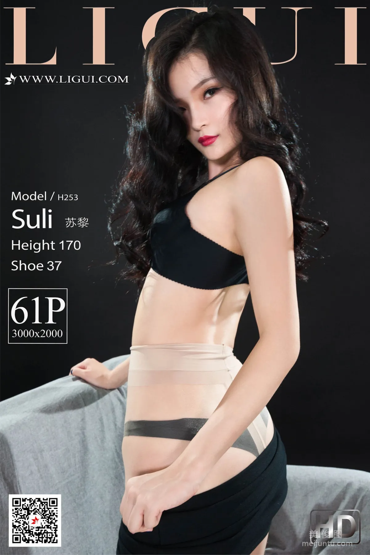 [丽柜Ligui] Model 苏黎 《肉丝袜丽人》 写真集