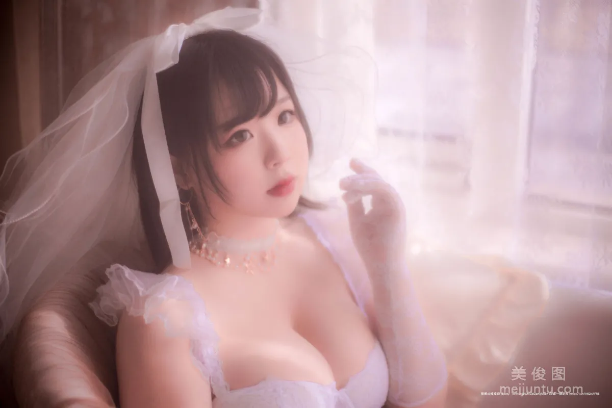 [COS福利] 皮皮奶可可爱了啦 《朦胧婚纱》 写真集