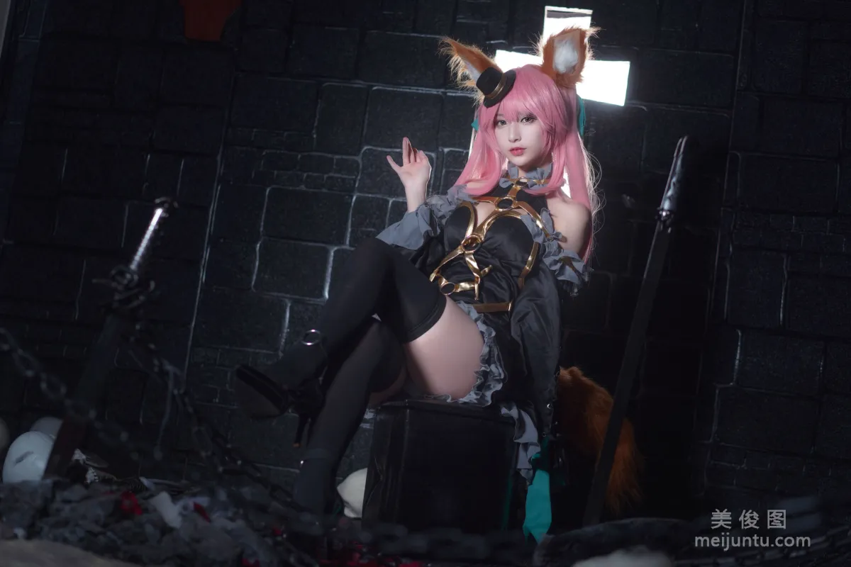 [Cosplay写真] 铁板烧鬼舞w - 玉藻前 魔术